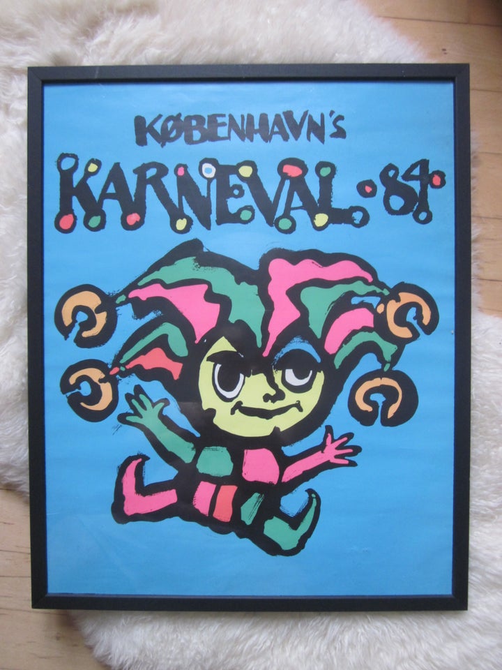 Plakat, Københavns Karneval 1984 ,