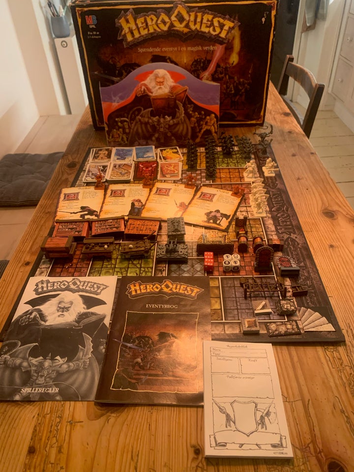 Heroquest, HERO QUEST, brætspil