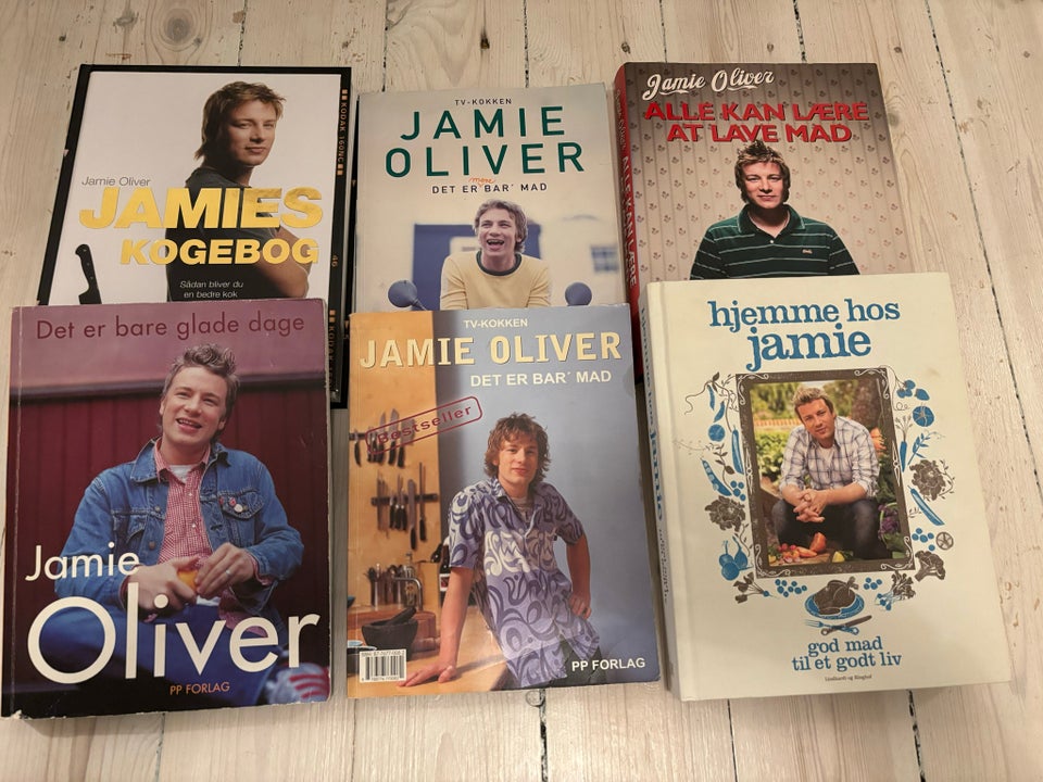 6 x Kogebøger , Jamie Oliver, emne: