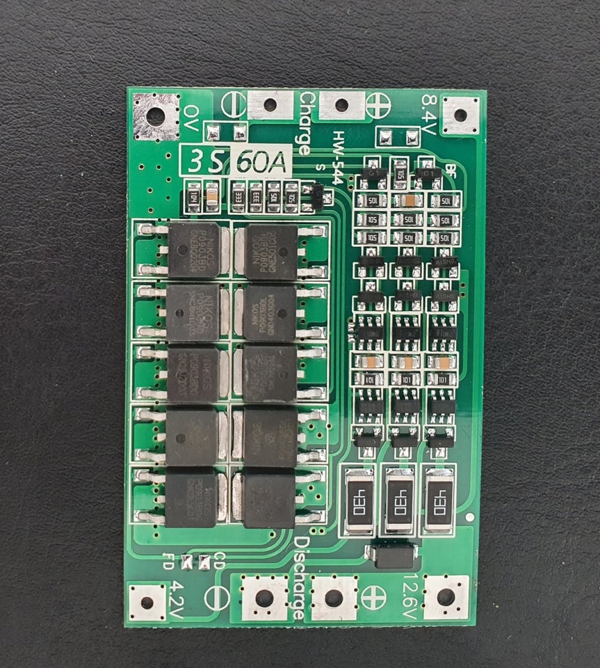 Andet, 3S 60 amp balanced BMS board