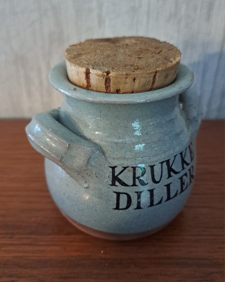 Keramik Krukke med låg