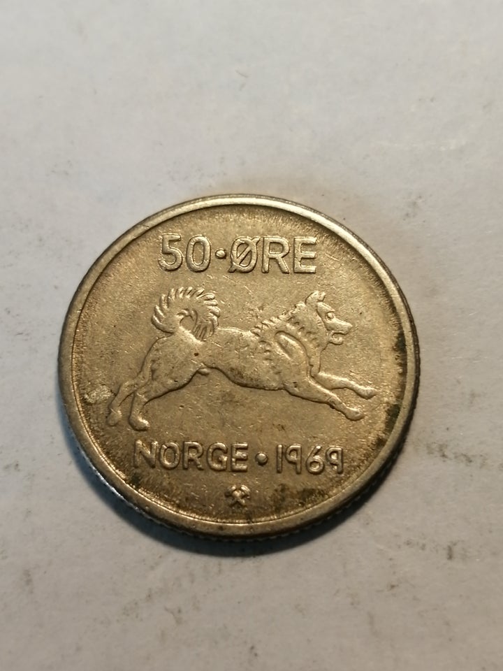 Skandinavien, mønter, 50 øre