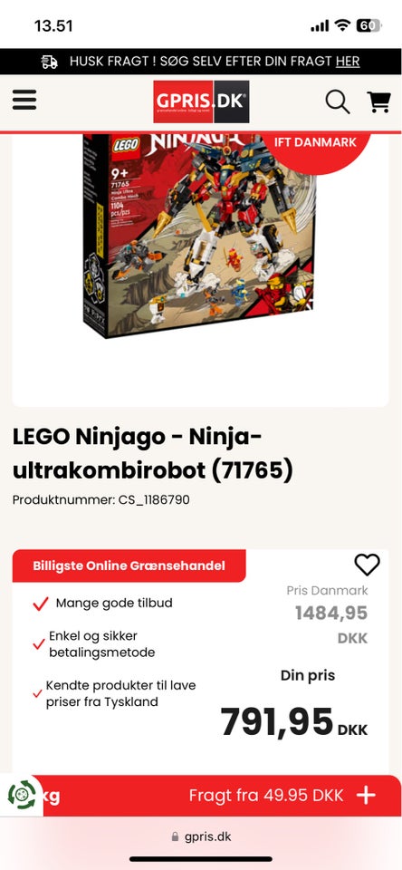 Lego Ninjago, 71765