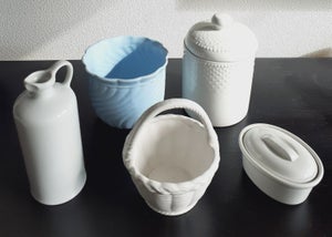 Porcelæn Krukke urtepotte skåle
