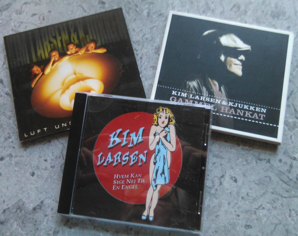 Kim Larsen: 3 titler - stk. 25 kr.,