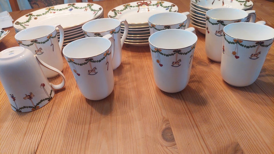 Porcelæn Service Stjerne Riflet