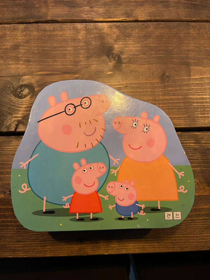 Gurli gris/ peppa pig, puslespil