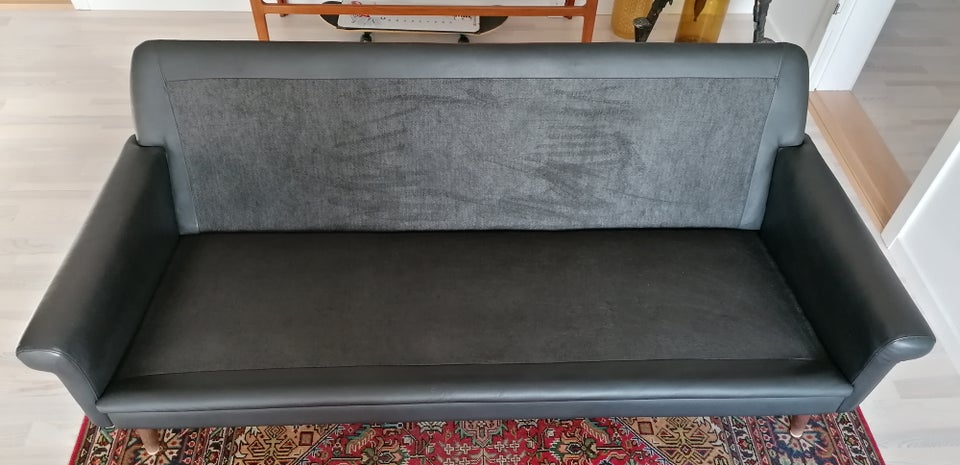 Sofa, læder, 3 pers.