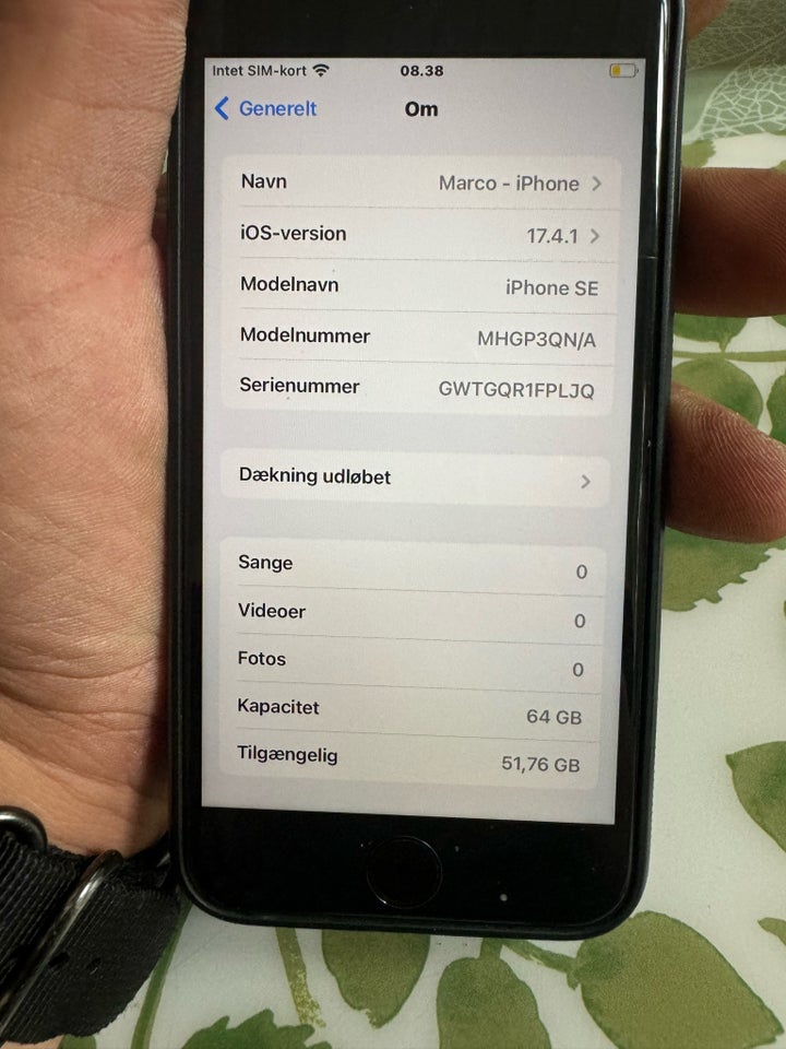 iPhone SE 2 generation 64 GB sort