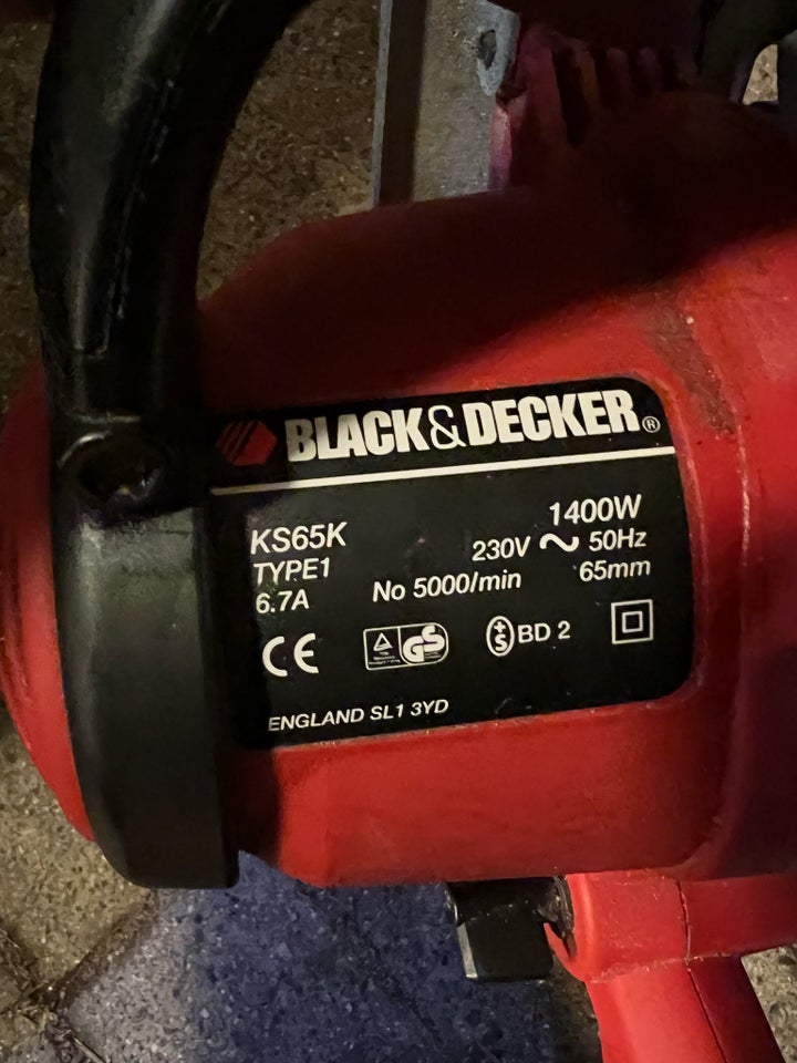 Rundsav, RUNDSAV Black  Decker