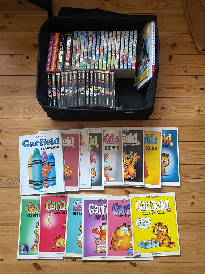 Samling af jumbobøger Garfield og