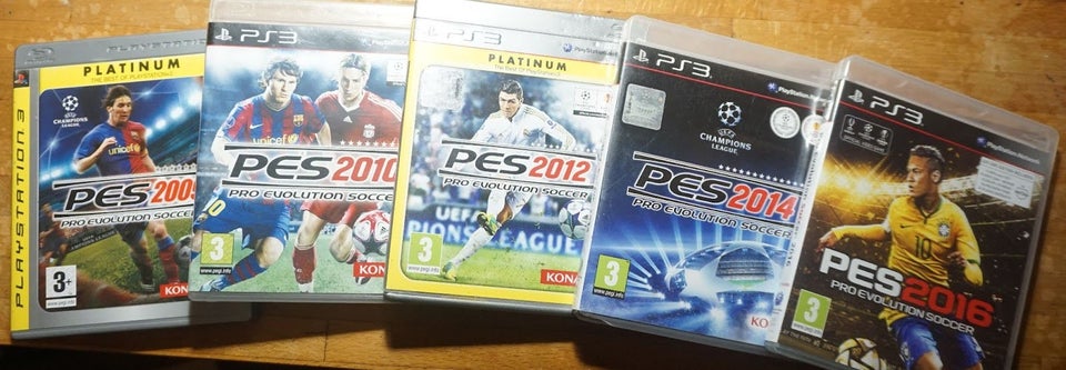 PES spil til PS3, PS3