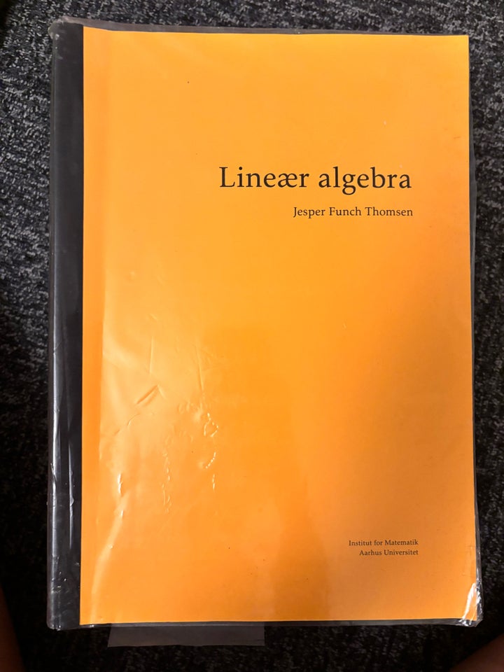 Lineær Algebra, Jesper Funch