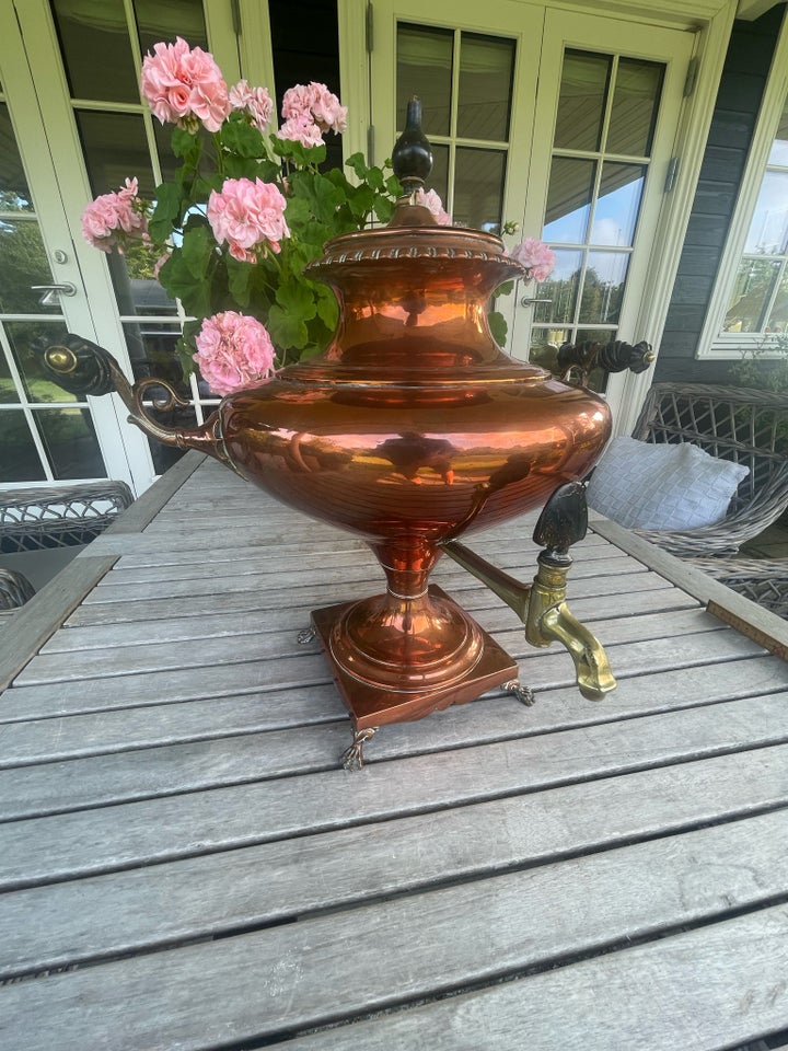 Samovar, Kobber, 130 år gl.