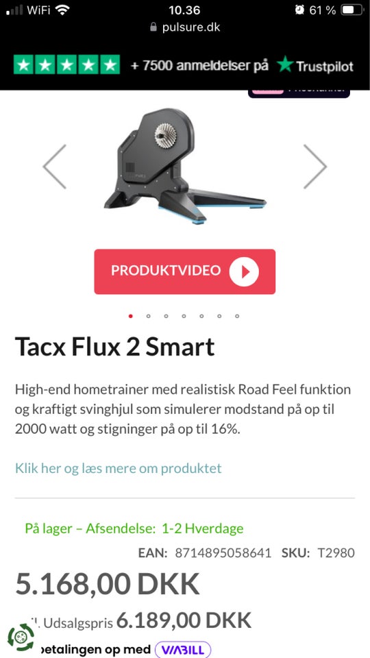 Hometrainer, Tacx Flux 2 Smart