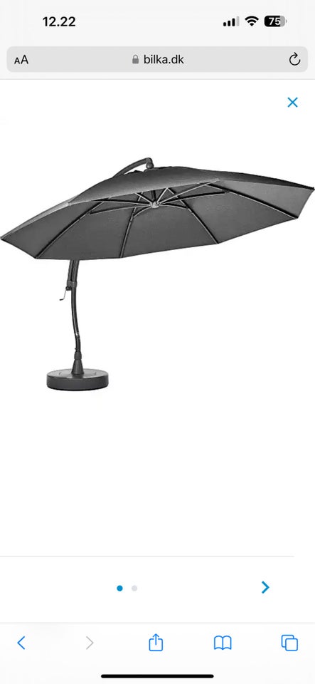 Parasol Easy sun Stof