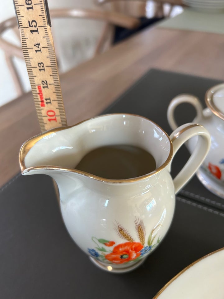 Porcelæn Fad og kaffeservice