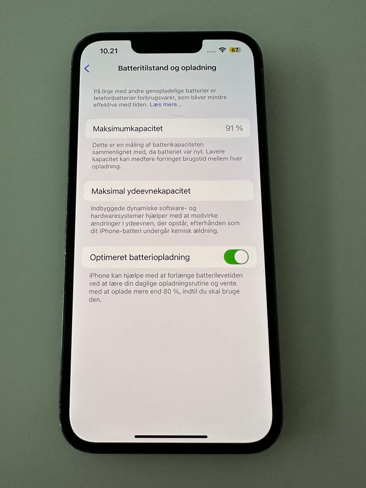 iPhone 13 Pro, 128 GB, grøn