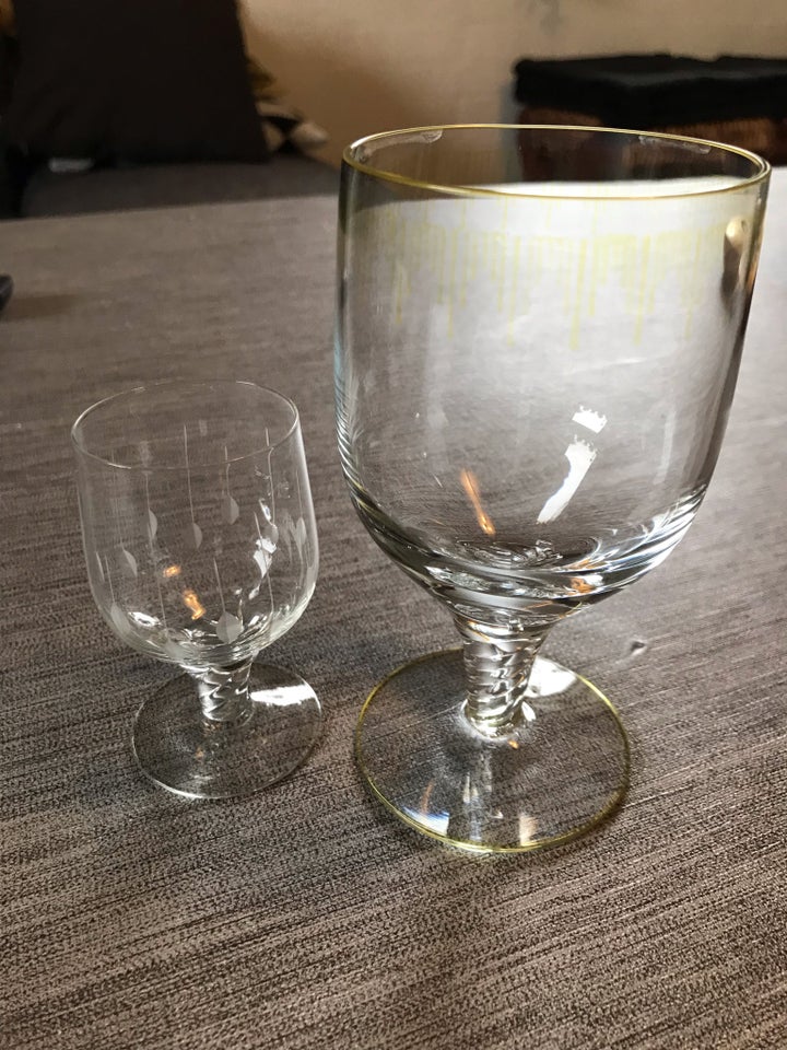 Glas Drikkeglas på stilk