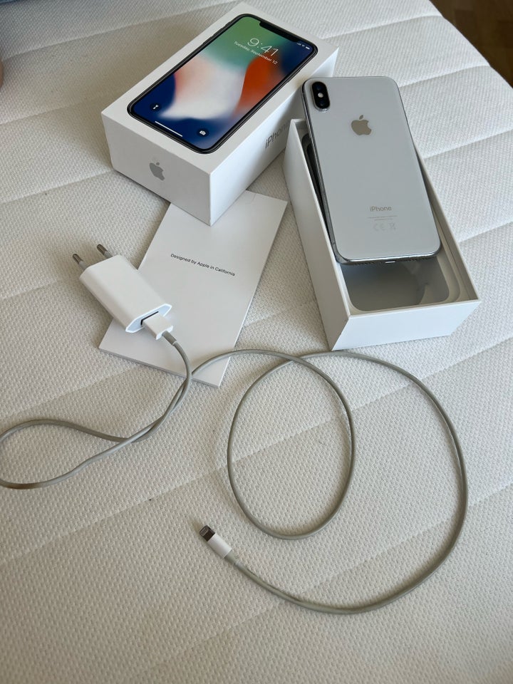 iPhone X, 64 GB, hvid