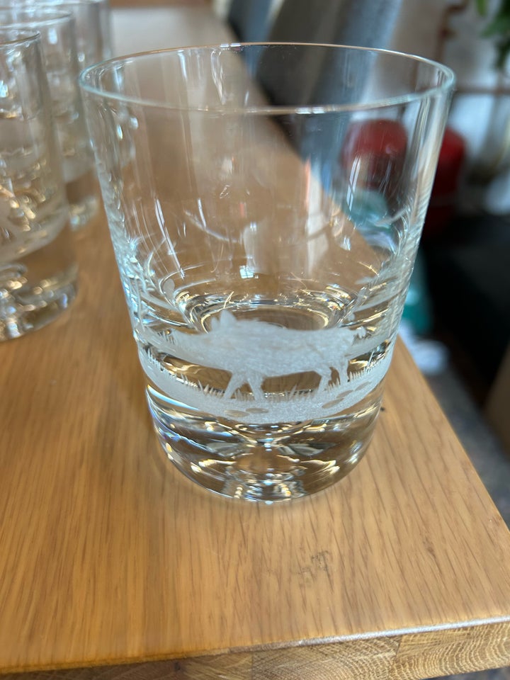 Glas Whisky og ølglas Jagt