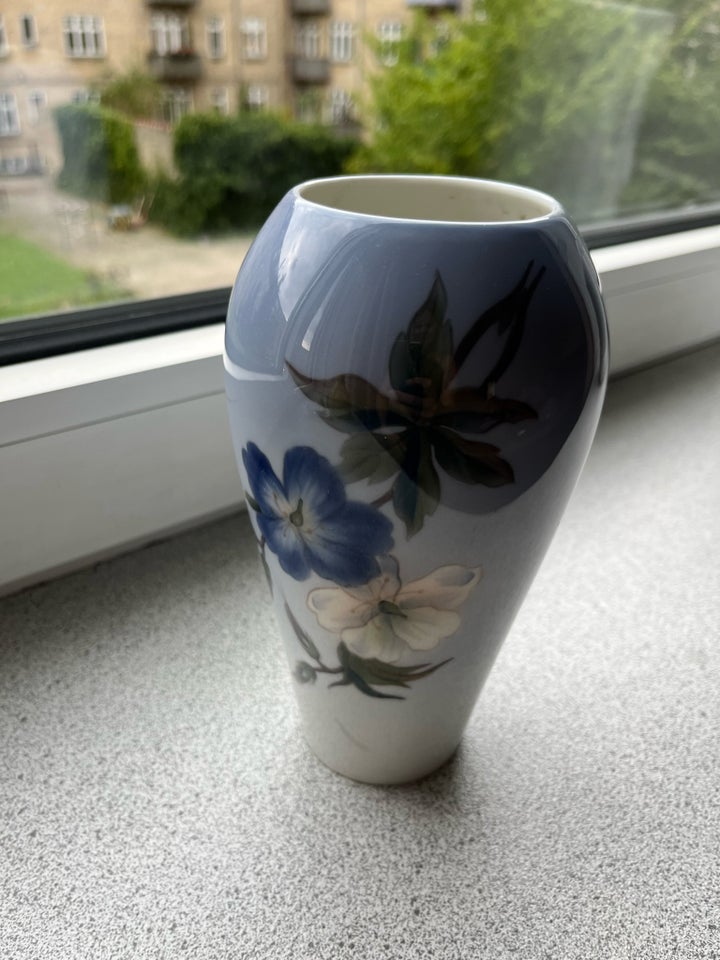 Royal Copenhagen Vase blå og hvide