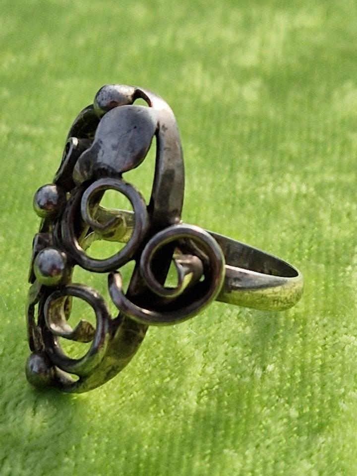 Fingerring, sølv, 830