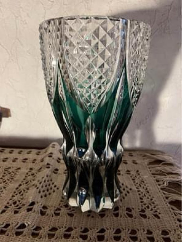 Glas Krystal vase Val Saint