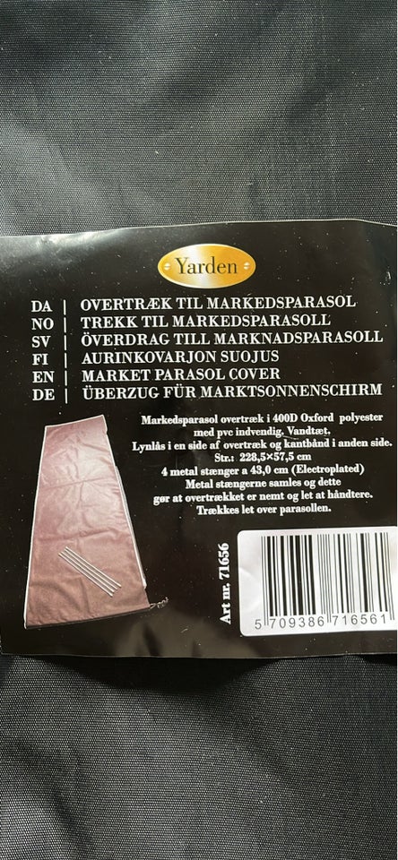 Andet Yarden Oxford polyester mm