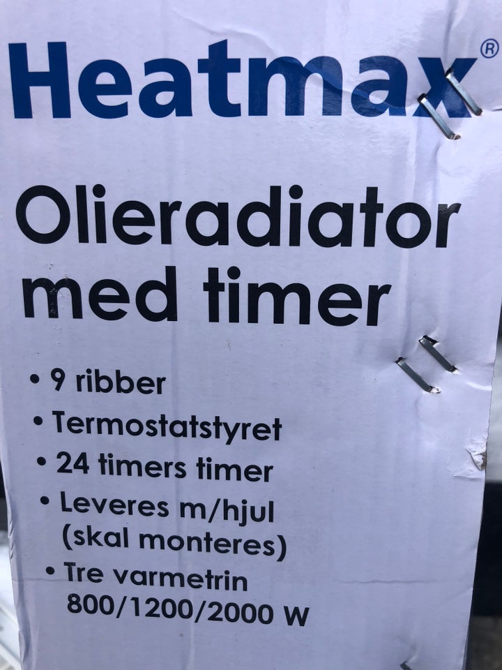 Olieradiator Heatmax