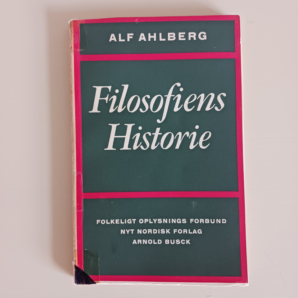 Filosofiens historie, AHLBERG,