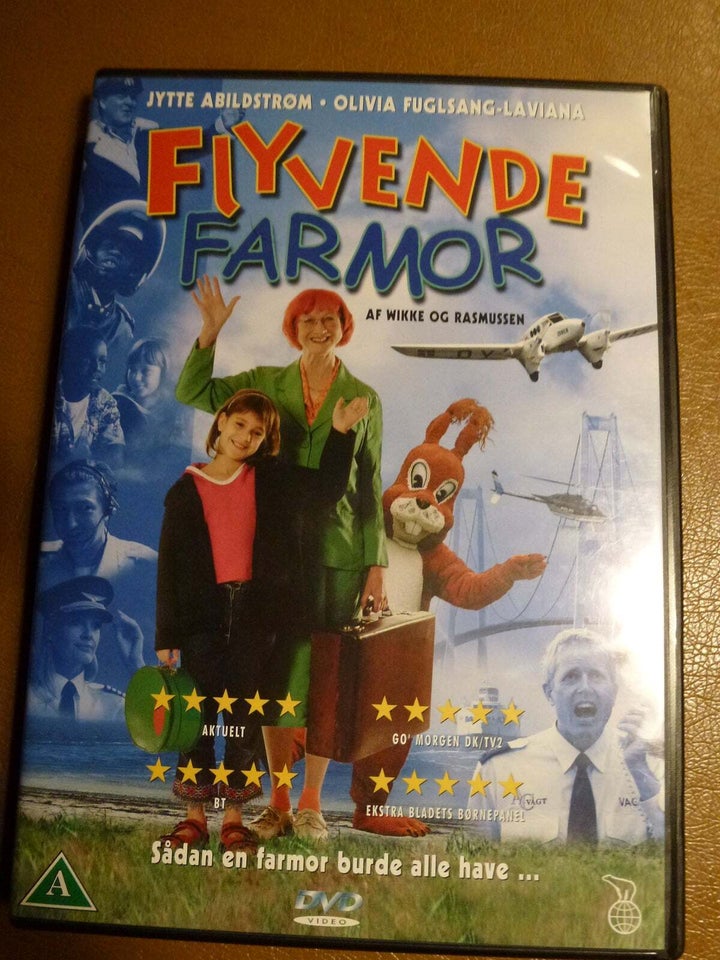 Flyvende farmor, DVD, familiefilm