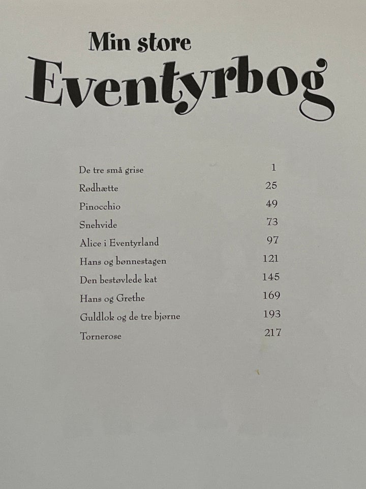 MIN STORE EVENTYRBOG, REBUS