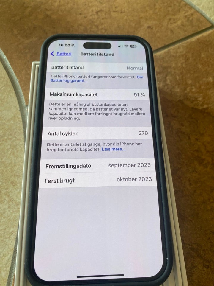 iPhone 15 Pro Max 256 GB sort