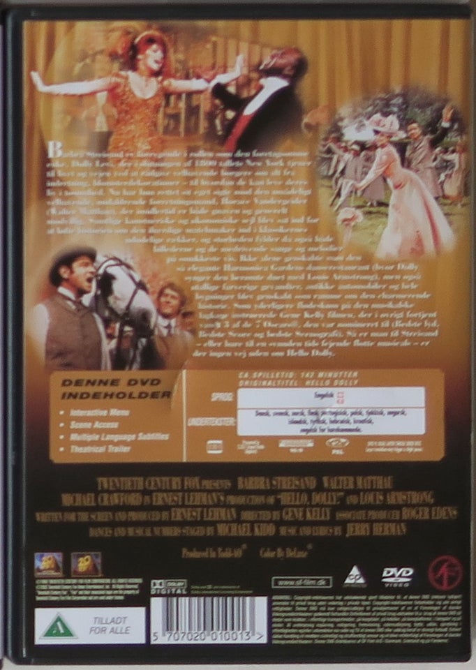 Hello, Dolly, DVD