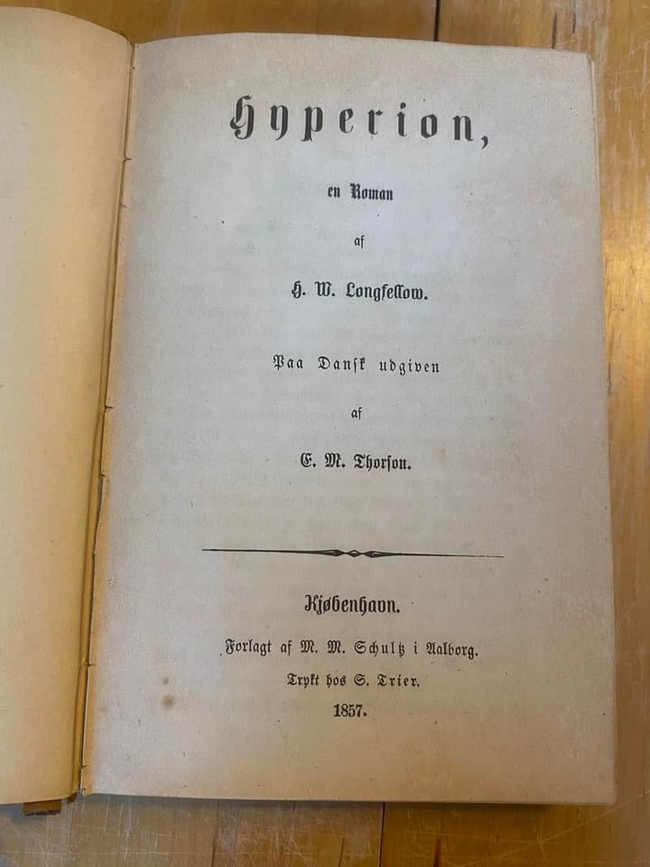 Hyperion, H. W. Longfellow, genre: