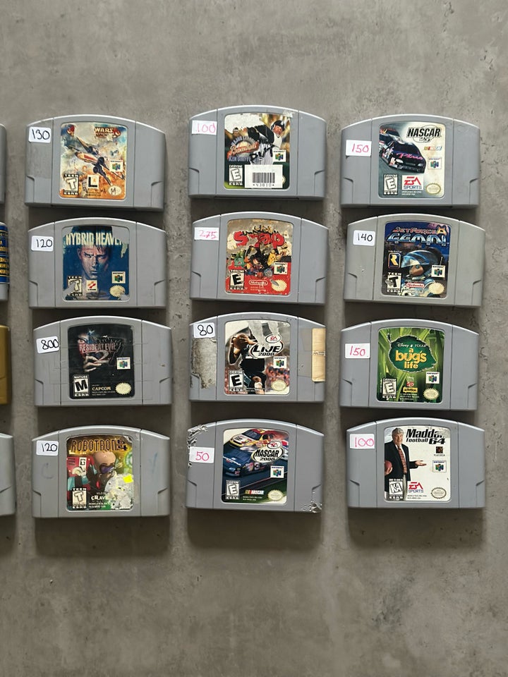 24 x Nintendo 64 spil n64 N64