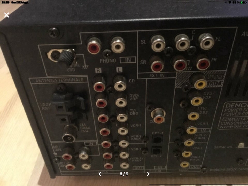 Forforstærker, Denon, AVR 1801