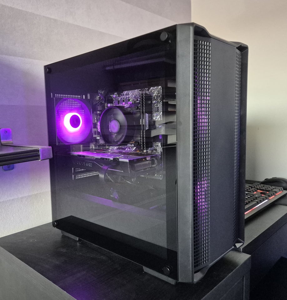 Selvbyg, Gaming PC - Ryzen 5 - RX 580 -