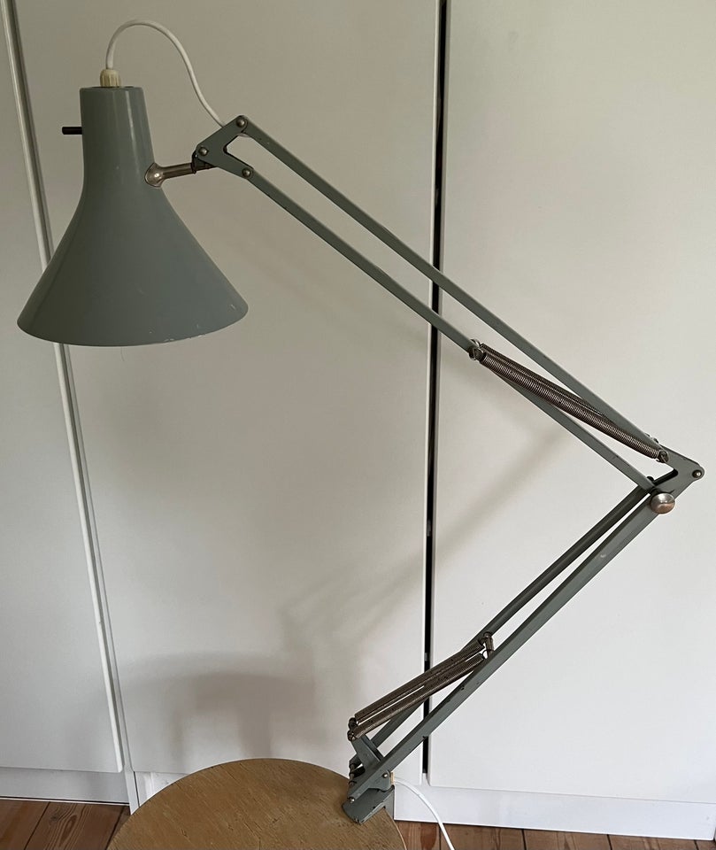 Luxo L9 + L1 - GRÅ arkitektlampe