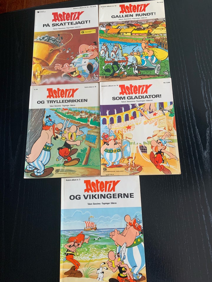 Bøger og blade, 5 Asterix album