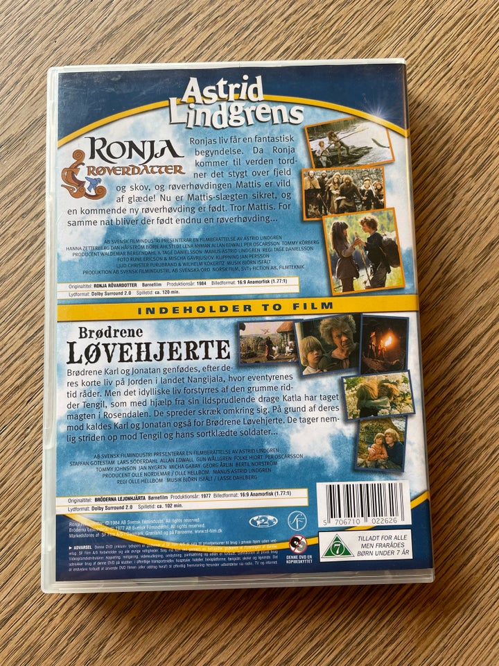 Ronja Røverdatter + Brødrene