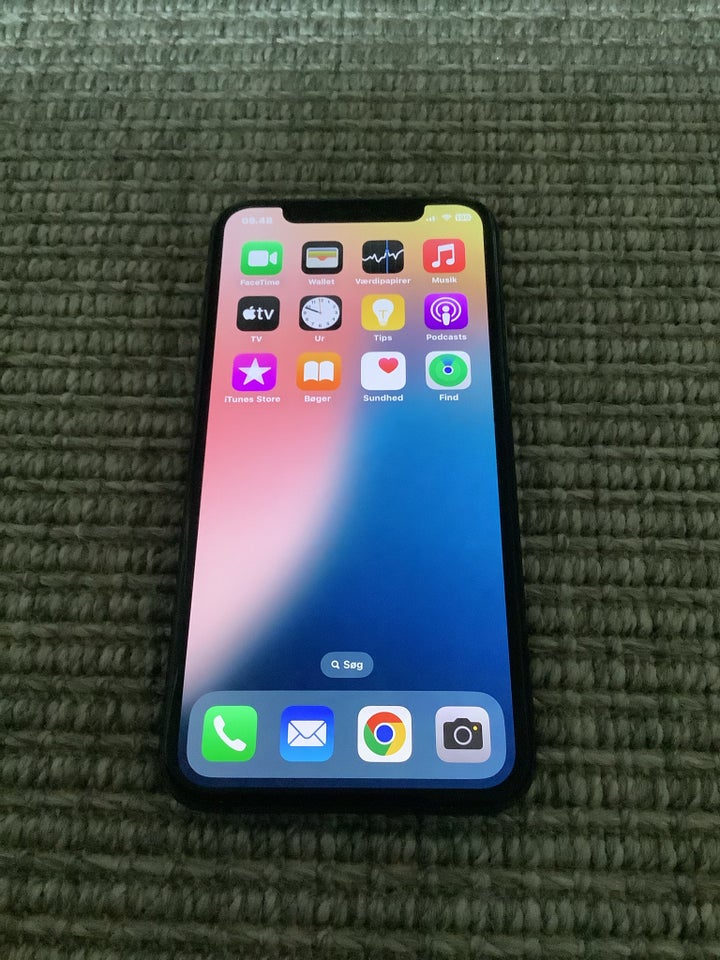 iPhone XS, 64 GB, sort