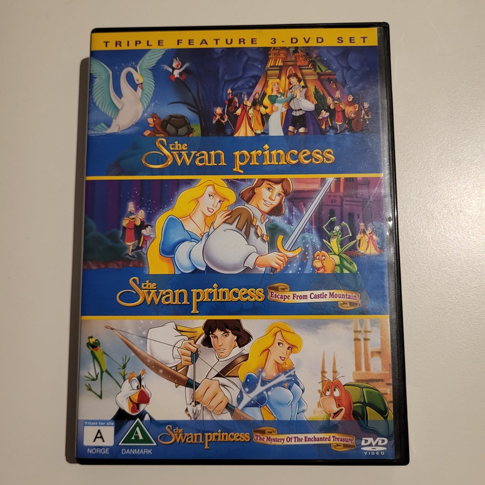 Svaneprincessen 1+2+3, DVD,