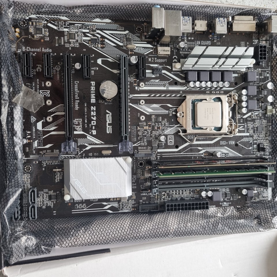 Bundkort, cpu samr ram, ASUS