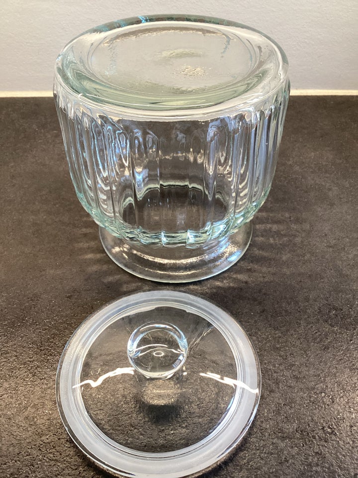 Glas Krukke med låg Opbevaring