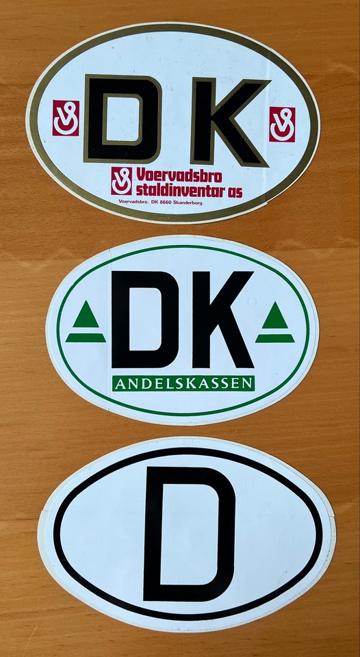 Klistermærker, DK-mærker