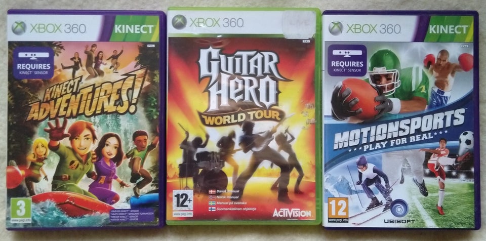 3 Spil til XBOX 360, Xbox 360