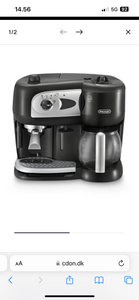 Kombi kaffemaskine  Delonghi