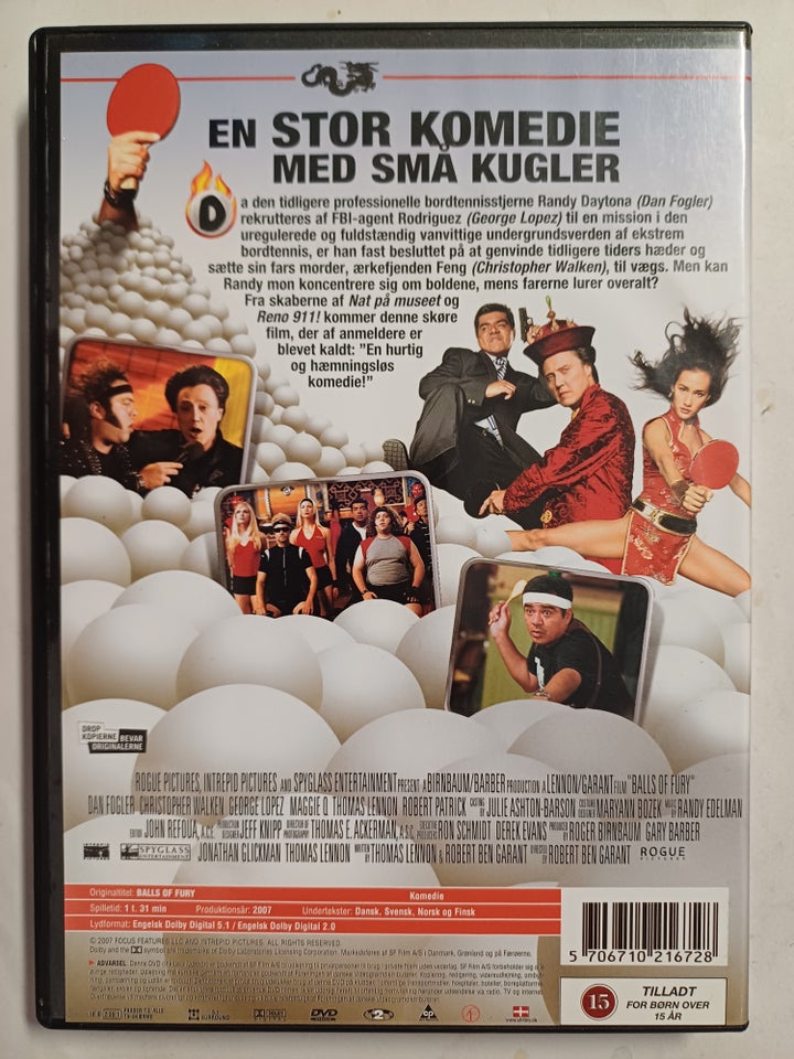 Balls Fury, DVD, komedie